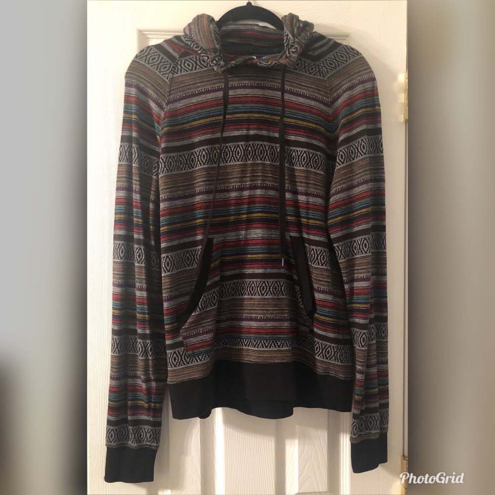 Tribal print hoodie